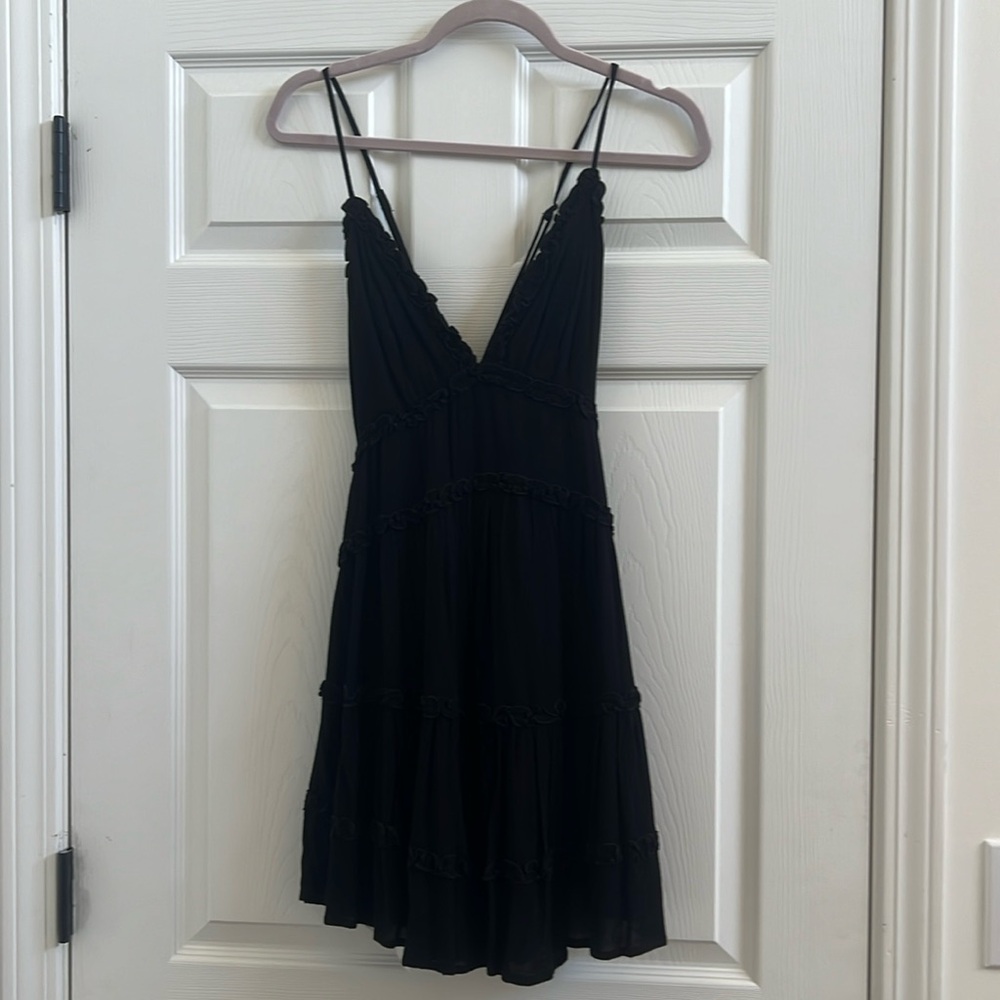 Black mini sundress